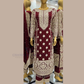 Red Color Georgette With Embroidery And Sequins Work Kurti Suits Near Me