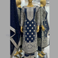 Bluish Gray Color Georgette Embroidery And Sequins Work Kurti Suits Near Me