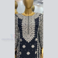 Gray Color Georgette Embroidery And Sequins Work Kurti Suits In USA