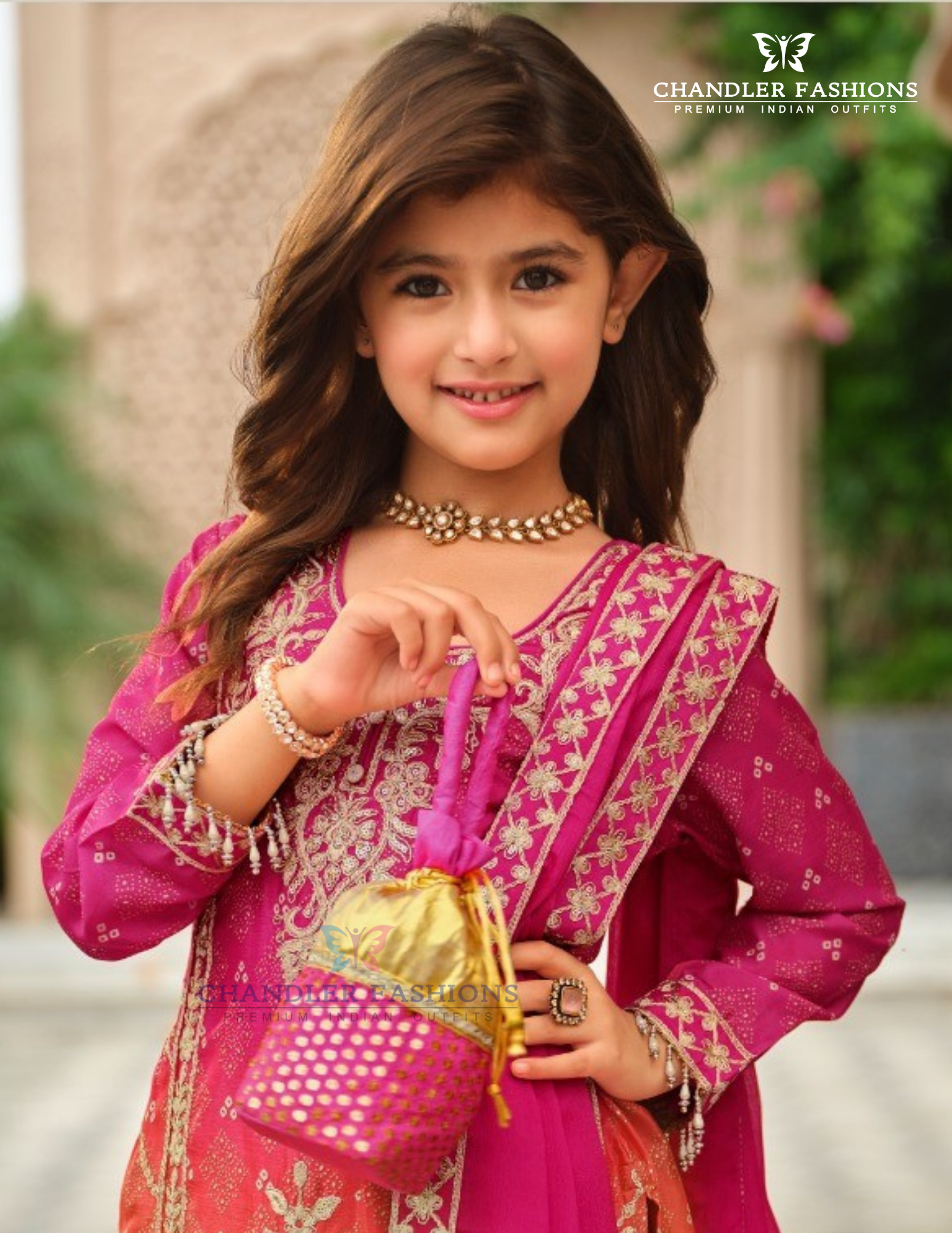 Chinon With Embroidery Work Palazzo Suits In Chandler