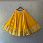 Stunning Yellow Color Rayon With Sequins Work Skirts For Women
