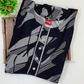 Black Color Printed Work Nighty In UA