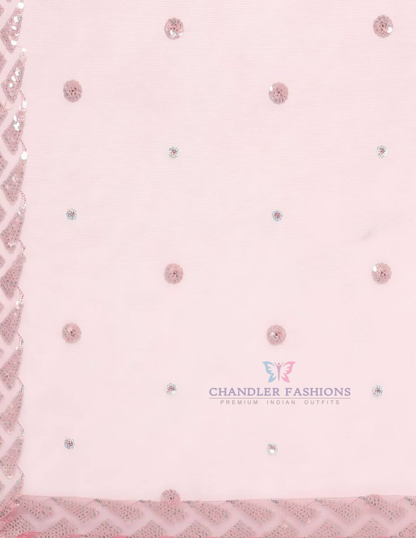 Fabulous Pink Color Embroidery Work Lehenga In Yuma