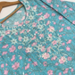 Sky Blue Color Cotton With floral And Embroidery Work Kurti In Suncity