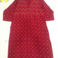 Dark Red Color Cotton With Self Design Kurti In Chandler