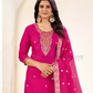 Pink Color Rayon With Thread Work Salwar Suits In USA 