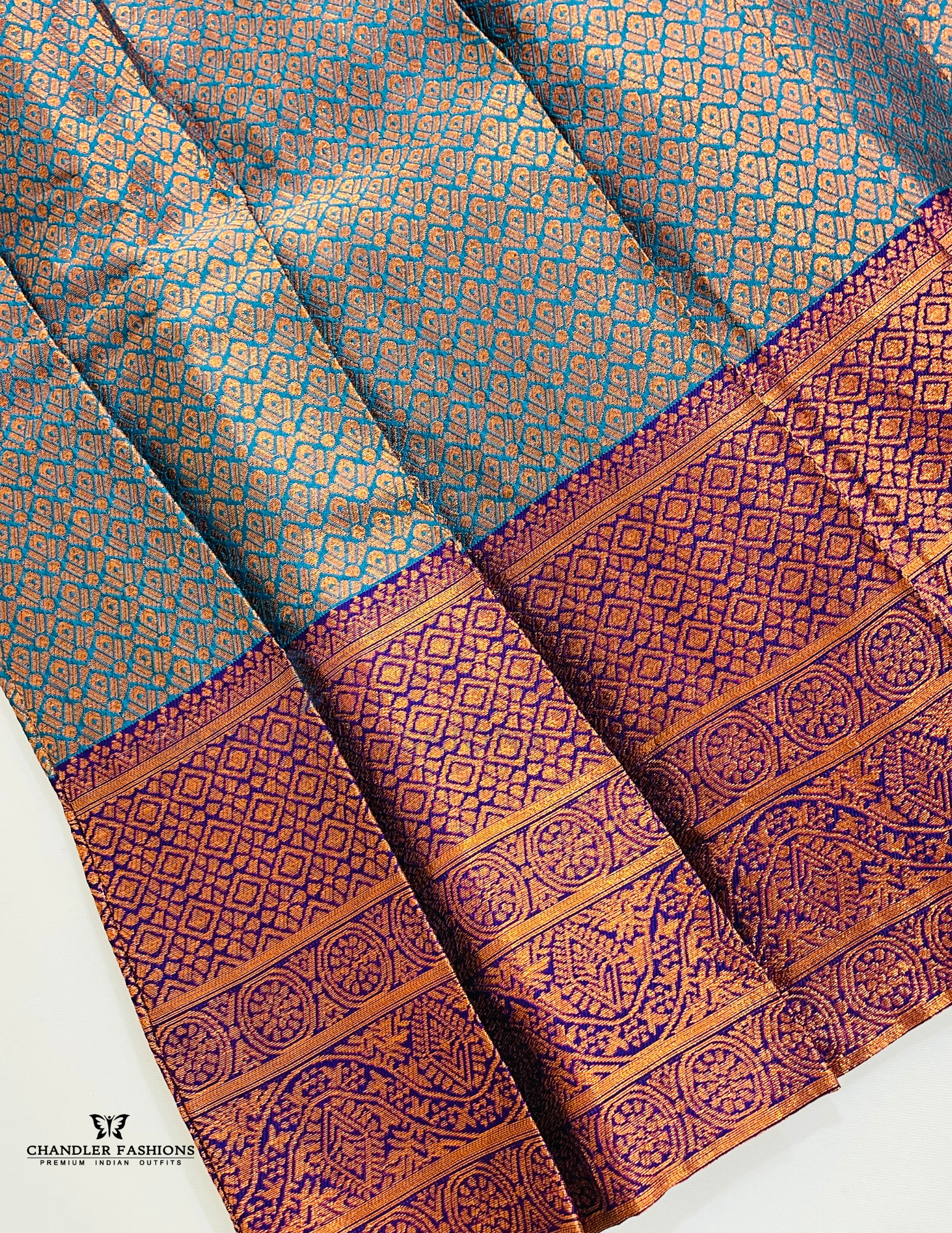 Purple Colored Silk Langa Sets With Zari Work In Suncity