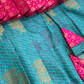 Pink Colored Silk Langa Sets With Zari Work 