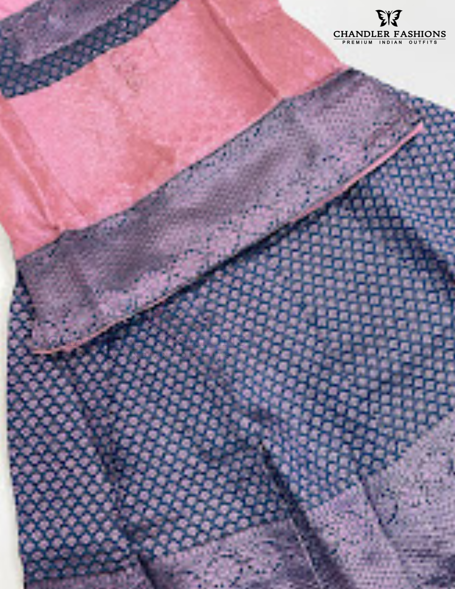 Pink Colored Silk Langa Sets In Yuma