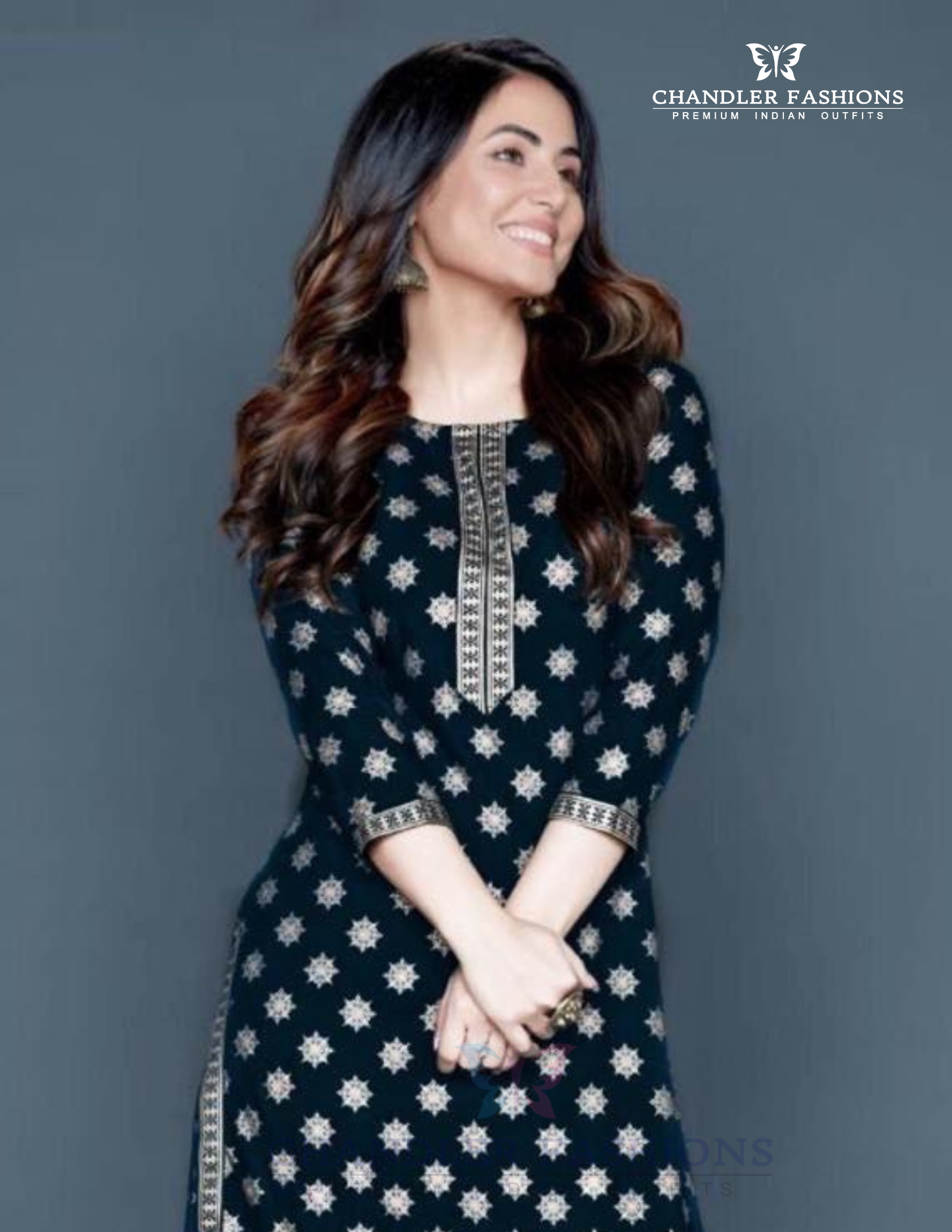 Black Color Rayon Printed Work Palazzo Suits Near Me