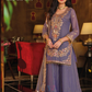 Gorgeous Light Purple Color  Embroidery And Beads Work Palazzo Suits And Dupatta