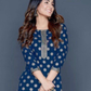 Blue Color Rayon With Printed Work Palazzo Suits For Women Near Me