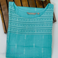 Sky Blue Color Cotton Kurti In USA