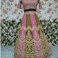 Wonderful Multicolor Coding Work Lehenga In Peoria