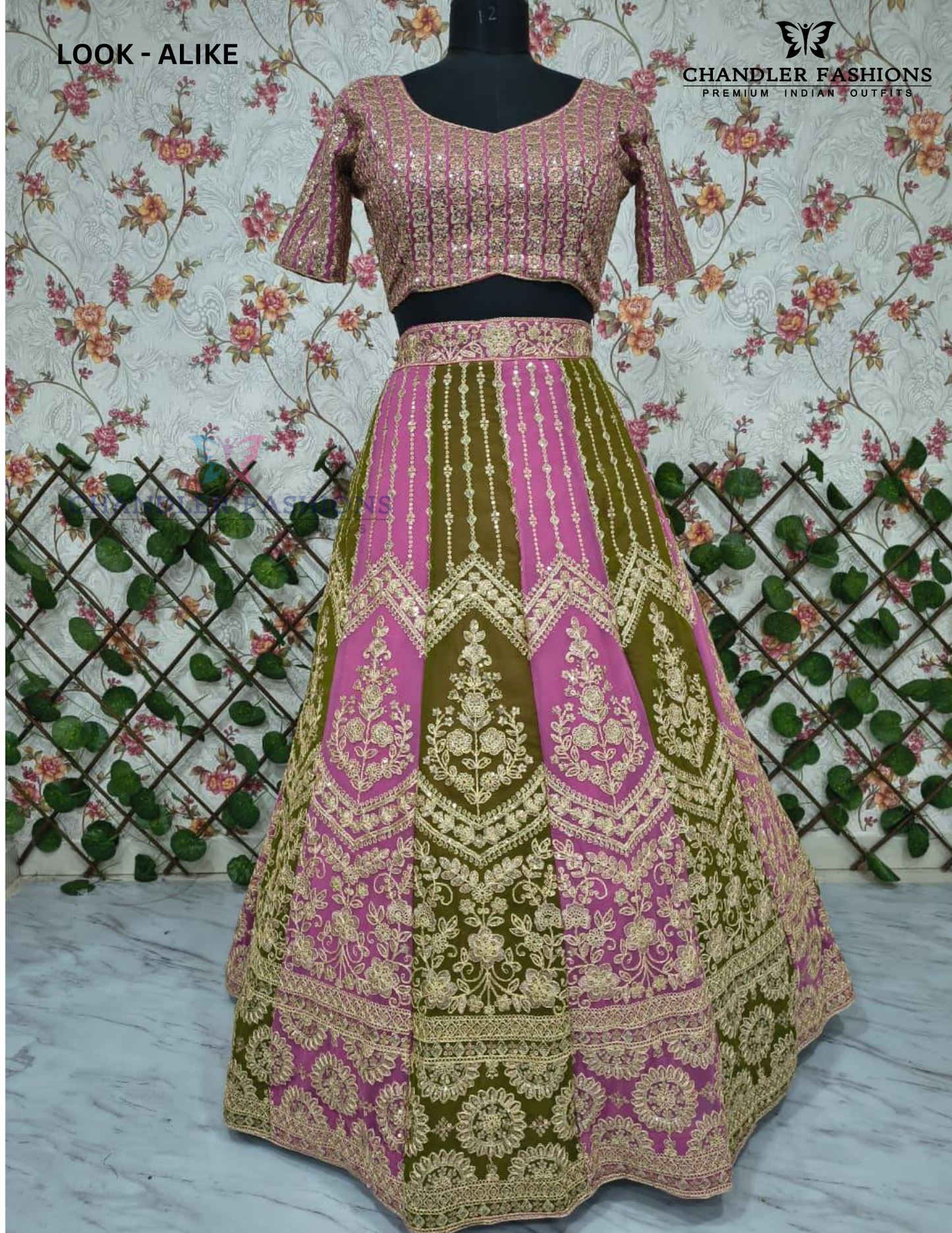 Wonderful Multicolor Coding Work Lehenga In Peoria