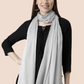 Heavenly Silver Color Nylon Dupatta For Women Near me