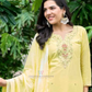 Yellow Color Cotton With Embroidery Work Salwar Suits Near Me