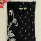 Black Color Cotton Printed Kurti In USA