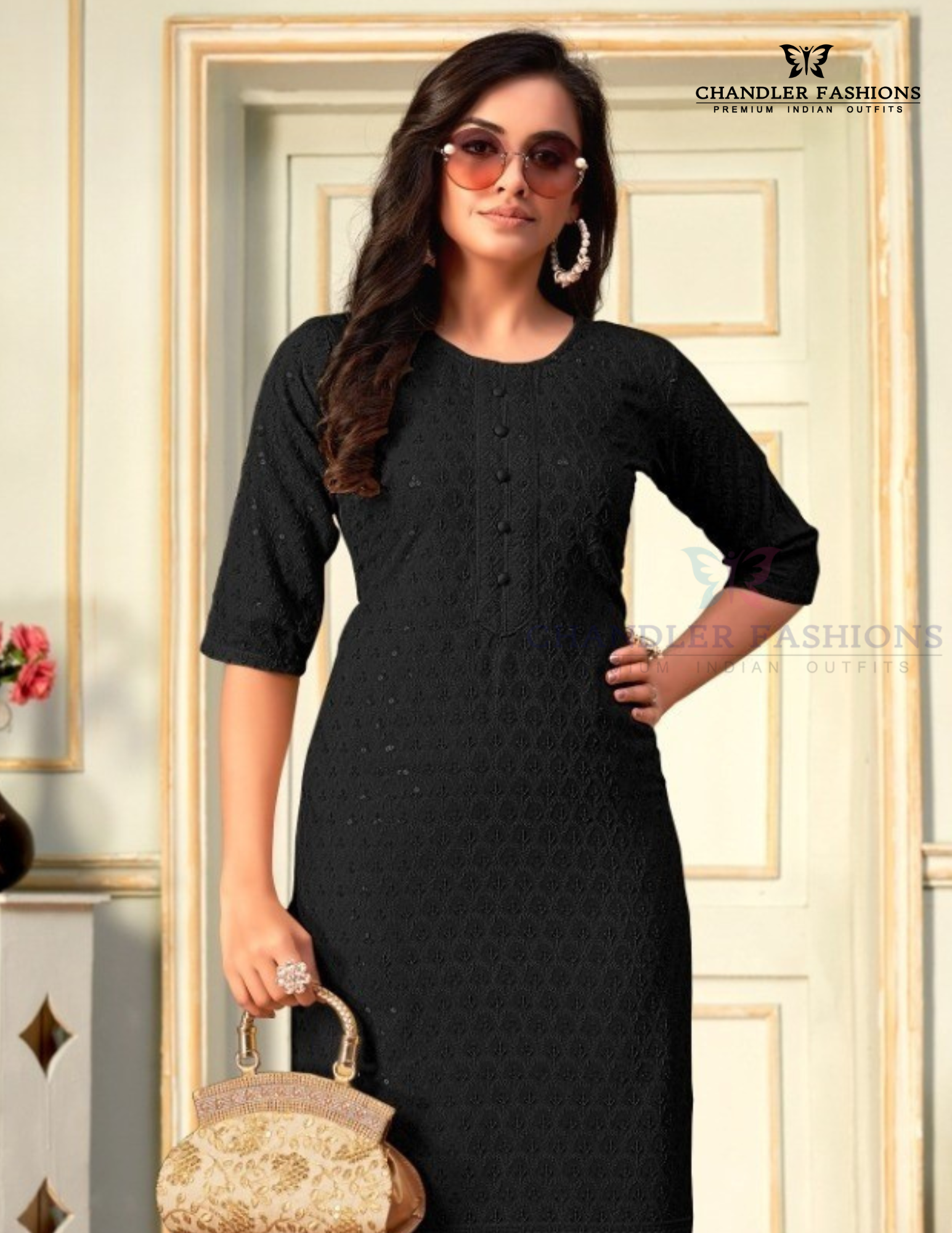 Rayon WEmbroidered Kurti For Women Near Me