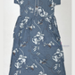 Elegant Gray Color Rayon With Printed Work Nighty For Women