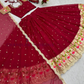 Amazing Maroon Color Lehenga Choli In Suncity