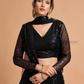 Black Color Net With Sequins Work Lehenga In Arizona