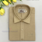 Beautiful Sandal Color Cotton Shirt With Tissue Zari Work Dhoti Set In USA