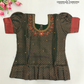 Red And Green Color Silk Langa set With Stone Work In Suncity