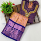 Violet Color Art Silk Langa Set In USA