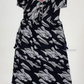 Charming Black Color Rayon With Printed Work Nighty For Women
