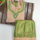 Silk With Stone Work Langa Set In USA
