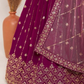 Charming Purple Color Georgette Lehenga Choli In USA