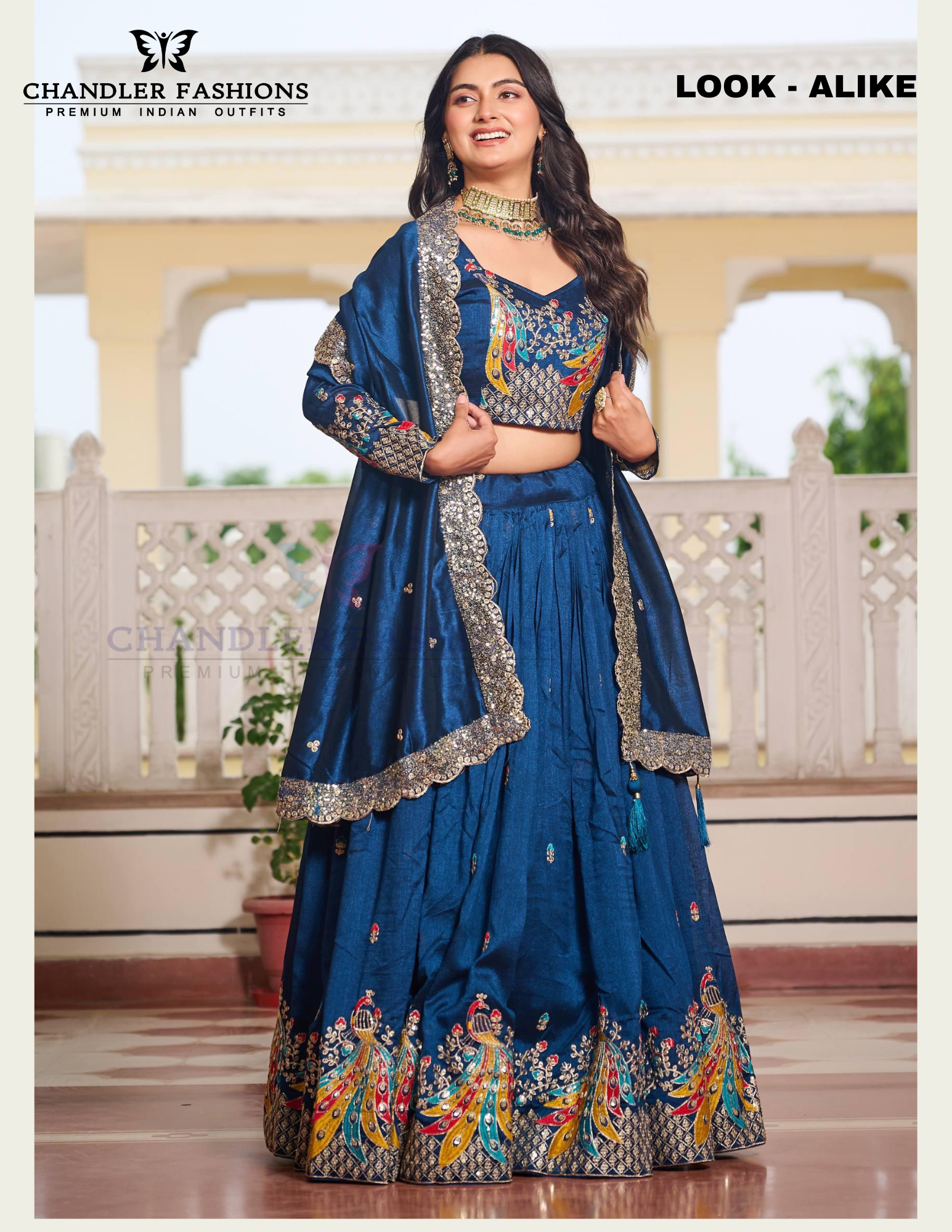 Graceful Blue Color Embroidery And Sequins Work Lehenga Choli With Dupatta For Women Near Me