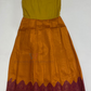 Pink And Mustard Yellow Color Silk Langa set In Suncity
