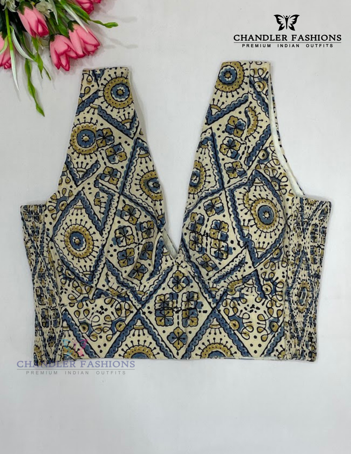 Gorgeous MultiColor Cotton ReadyMade Blouse For Women