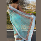 Sky Blue Colored Soft Organza Silk Designer Viscose Border Sarees Near Me