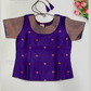 Purple Colored Silk Langa Sets With Zari Work In Chandler