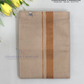 Copper Color Cotton Shirt With Tissue Zari Work Dhoti Set In Mesa