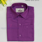 Beautiful Purple Color Cotton Shirt With Tissue Zari Work Dhoti Set In USA