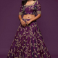 Gorgeous Purple color Sequins Embroidered Lehenga Choli With Net Dupatta