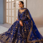 Elegant Blue Color Velvet Lehenga Choli In Scottsdale 