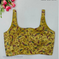 Gorgeous Sandal Color Art Silk  Embroidery Work Readymade Blouse For Women