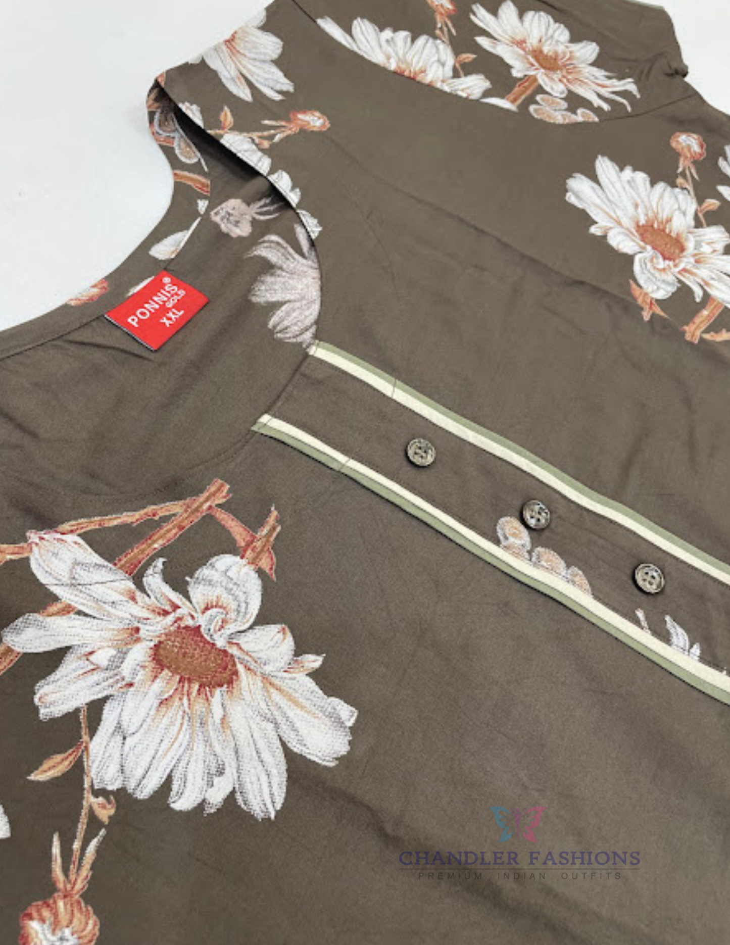 Gorgeous Brown Color Rayon Nighty In Tempe