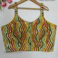 Attractive Yellow Color Georgette Readymade Blouse For Women