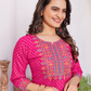 Beautiful Pink Color Rayon Kurti Near Me