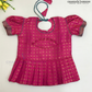 Pink Colored Silk Langa Sets With Zari Work In Yuma