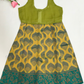 Green And Yellow Colored Silk Langa Sets In Suncity