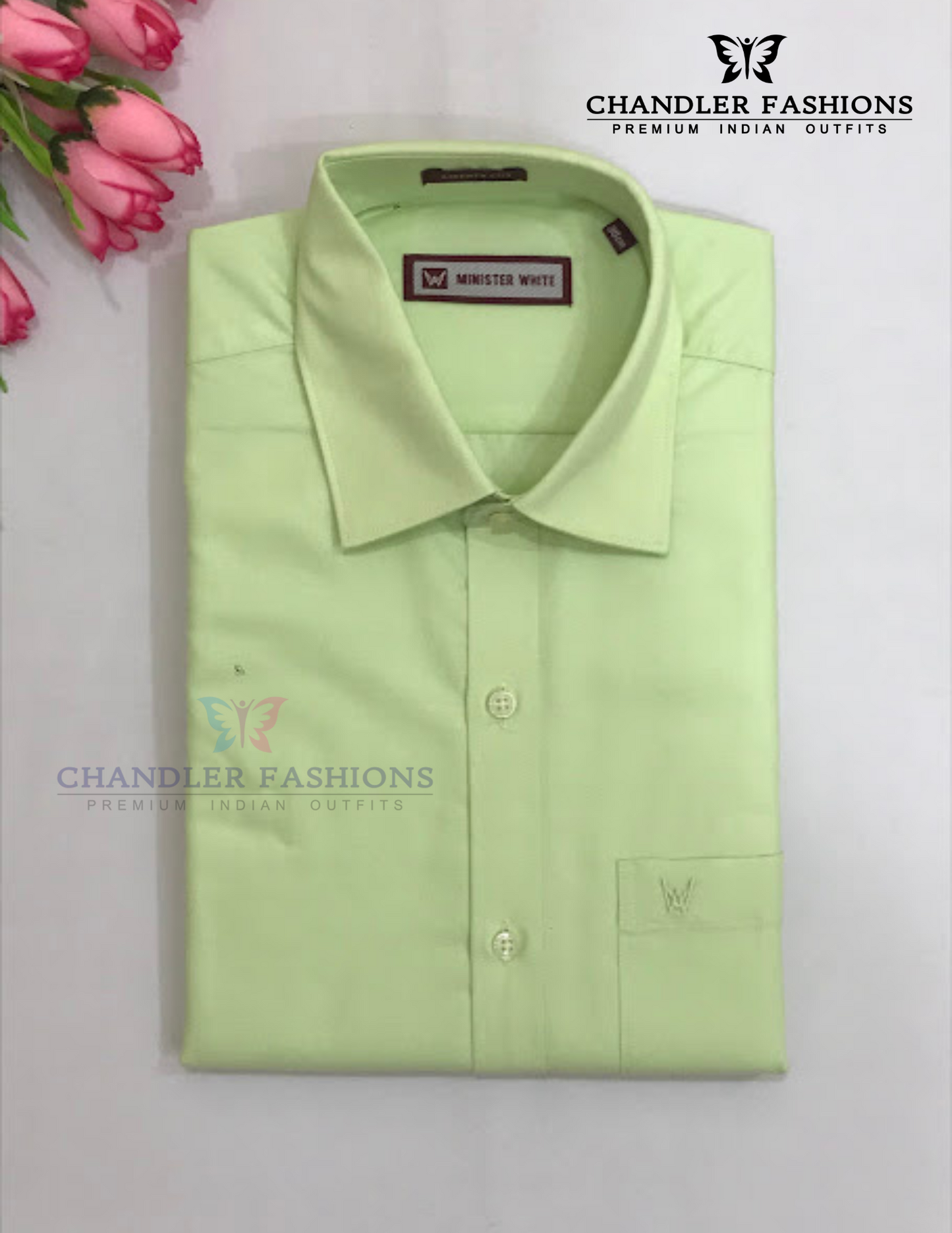 Light Green Colored Shirt And Dhoti Set In USA