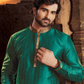 Fantastic Rama Green Silk With Pajama Set Near Me 