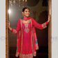 Attractive Rani Pink Color Chinon With Digital Print And Embroidery Work Palazzo Suits Near Me